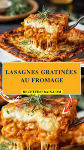 Lasagnes gratinées au fromage