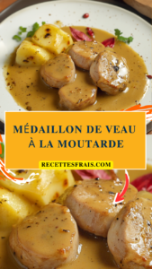 Médaillon de veau à la moutarde