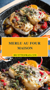 Merlu au four maison