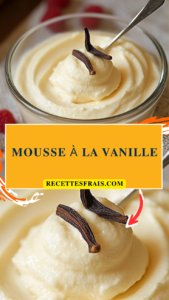 Mousse à la vanille