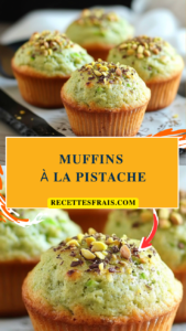 Muffins à la pistache