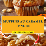 Muffins au caramel tendre