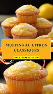 Muffins au citron classiques