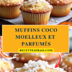 Muffins coco moelleux et parfumés