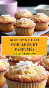 Muffins coco moelleux et parfumés