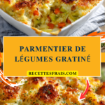 Parmentier de légumes gratiné