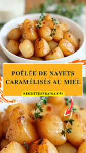 Poêlée de navets caramélisés au miel