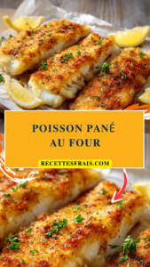 Poisson pané au four