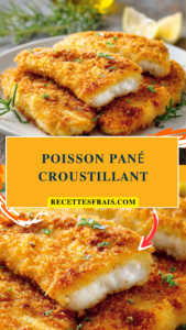 Poisson pané croustillant