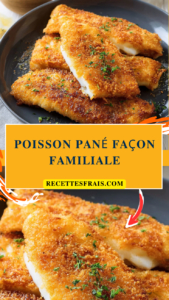 Poisson pané façon familiale