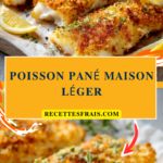 Poisson pané maison léger