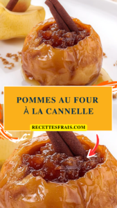 Pommes au four à la cannelle