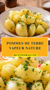 Pommes de terre vapeur nature