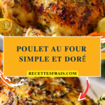 Poulet au four simple et doré