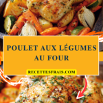 Poulet aux légumes au four