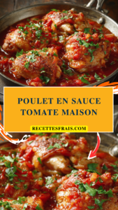 Poulet en sauce tomate maison