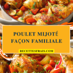 Poulet mijoté façon familiale