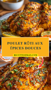 Poulet rôti aux épices douces