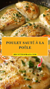 Poulet sauté à la poêle