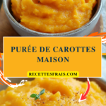 Purée de carottes maison