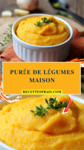 Purée de légumes maison