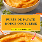 Purée de patate douce onctueuse
