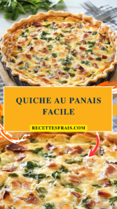 Quiche au panais facile