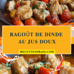 Ragoût de dinde au jus doux