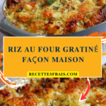 Riz au four gratiné façon maison