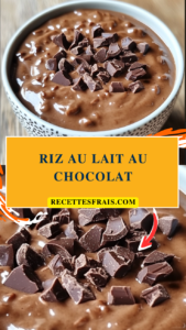 Riz au lait au chocolat