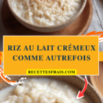 Riz au lait crémeux comme autrefois