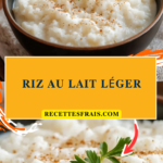 Riz au lait léger