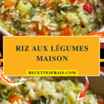 Riz aux légumes maison
