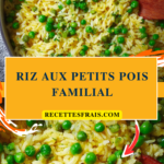 Riz aux petits pois familial