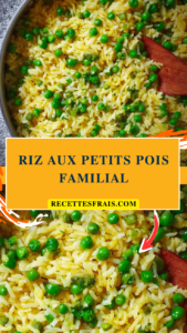 Riz aux petits pois familial