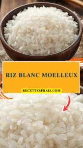 Riz blanc moelleux