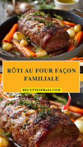 Rôti au four façon familiale