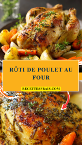 Rôti de poulet au four