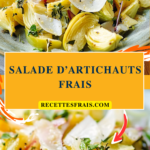 Salade d’artichauts frais