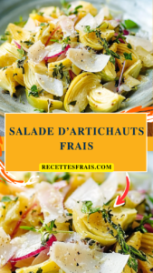 Salade d’artichauts frais
