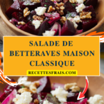 Salade de betteraves maison classique