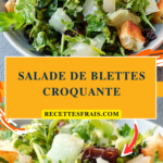 Salade de blettes croquante
