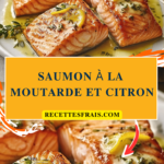 Saumon à la moutarde et citron