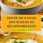 Soupe de panais onctueuse et réconfortante