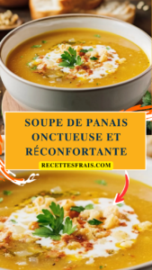 Soupe de panais onctueuse et réconfortante