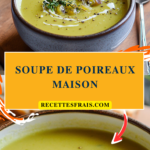 Soupe de poireaux maison