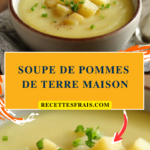 Soupe de pommes de terre maison