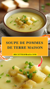 Soupe de pommes de terre maison