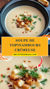 Soupe de topinambours crémeuse