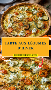 Tarte aux légumes d’hiver
